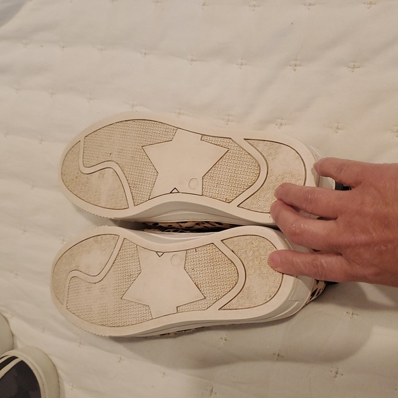 Leopard Print Halogen Habaylee Calf Hair Platform Slip On Sneaker 8 1/2 - Picture 5 of 7